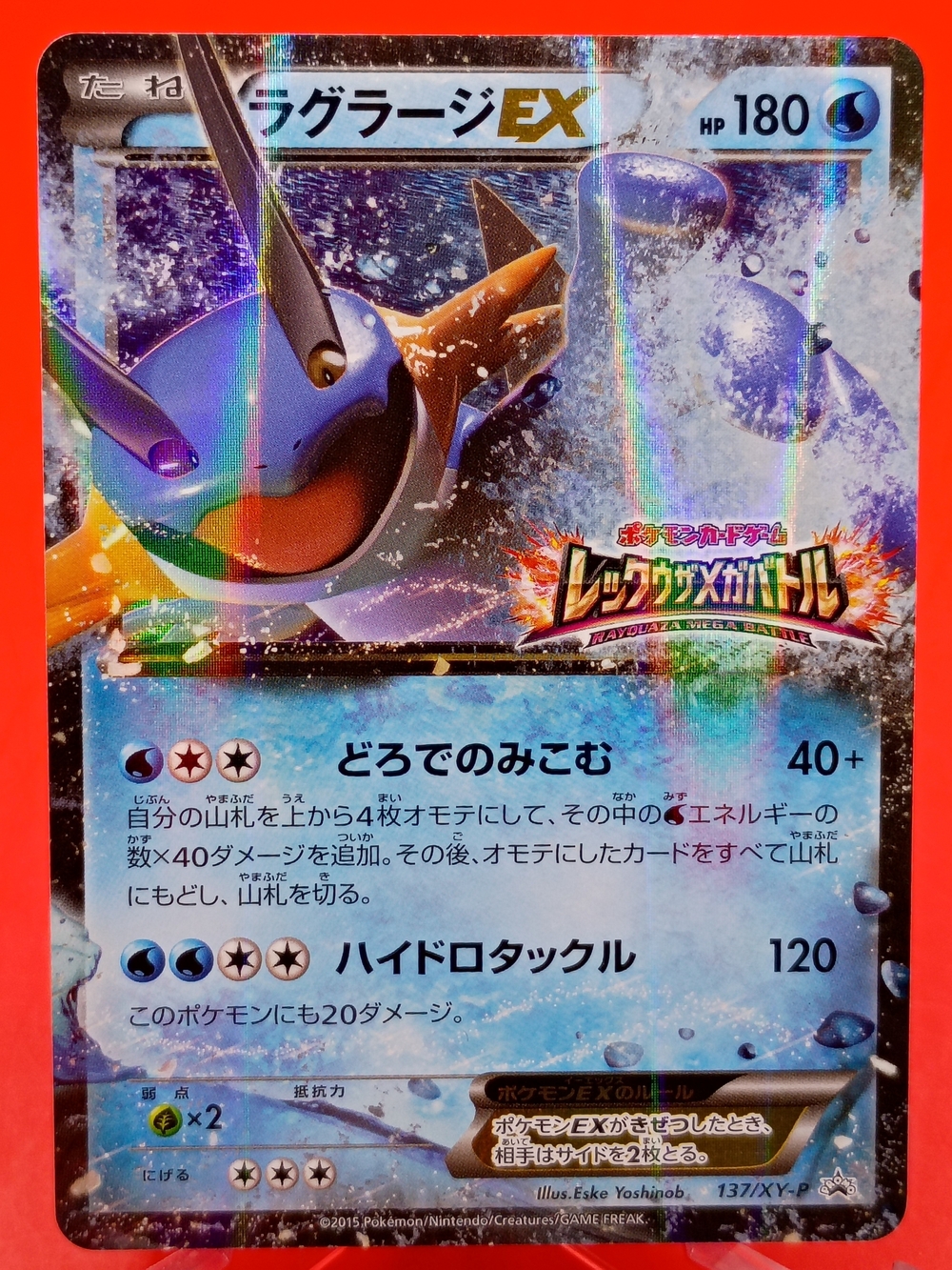 Swampert EX 137/XY-P Rayquaza Mega Battle XY Black Star Promo Near Mint Pokémon